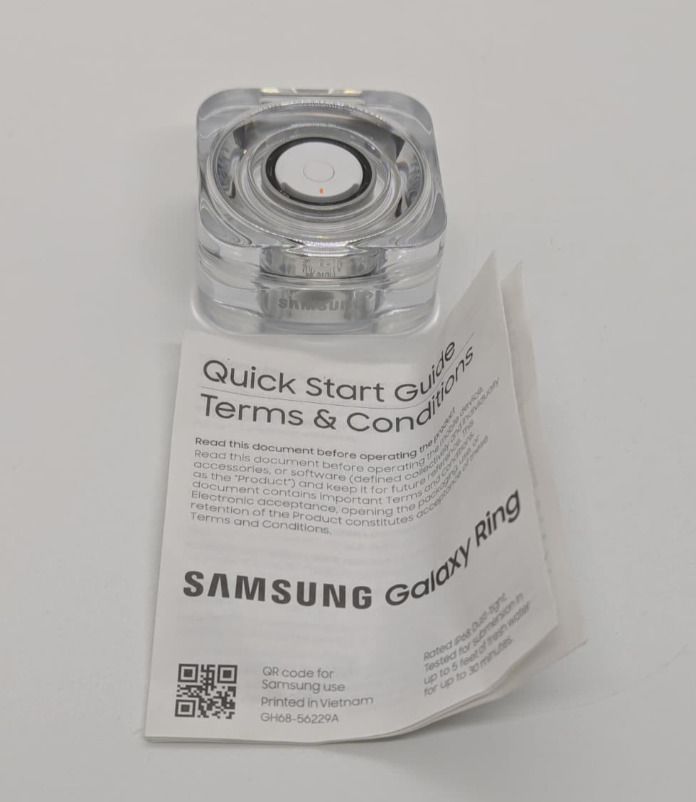 Samsung Galaxy Ring SM-Q503 Size 8 Color Silver