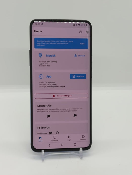 OnePlus 7 Pro 256GB Magisk Rooted Unlocked Android Smartphone 8GB RAM Dual Sim