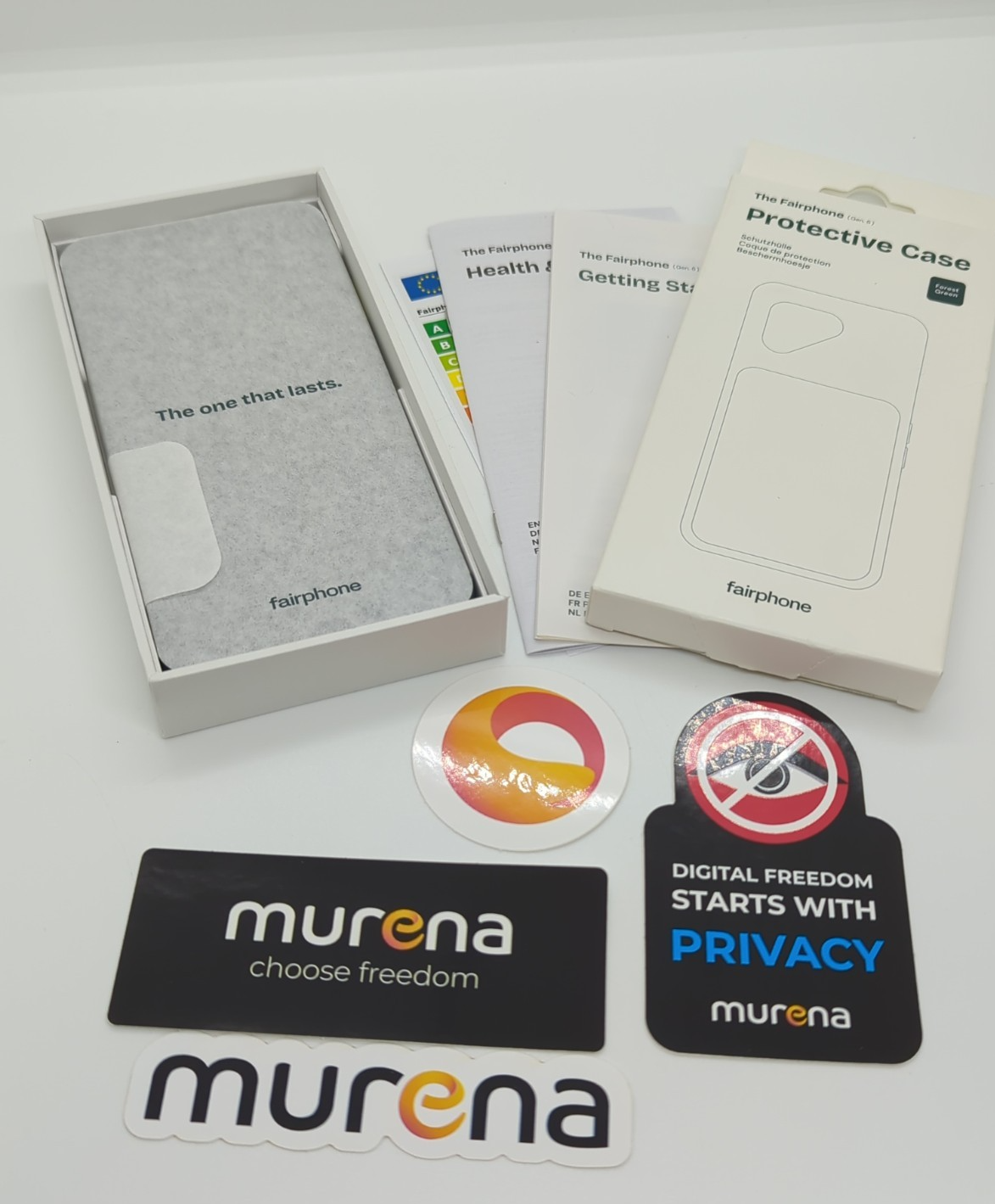 Fairphone 6 256GB Unlocked Official /e/OS 4.2 DeGoogled Smartphone 8GB RAM Green