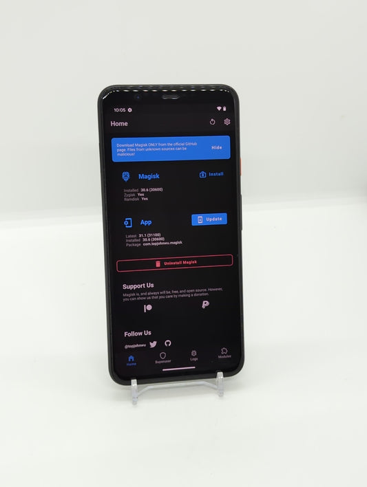 Google Pixel 4XL 128GB Rooted LSPosed Framework 6GB RAM Unlocked Smartphone Wh