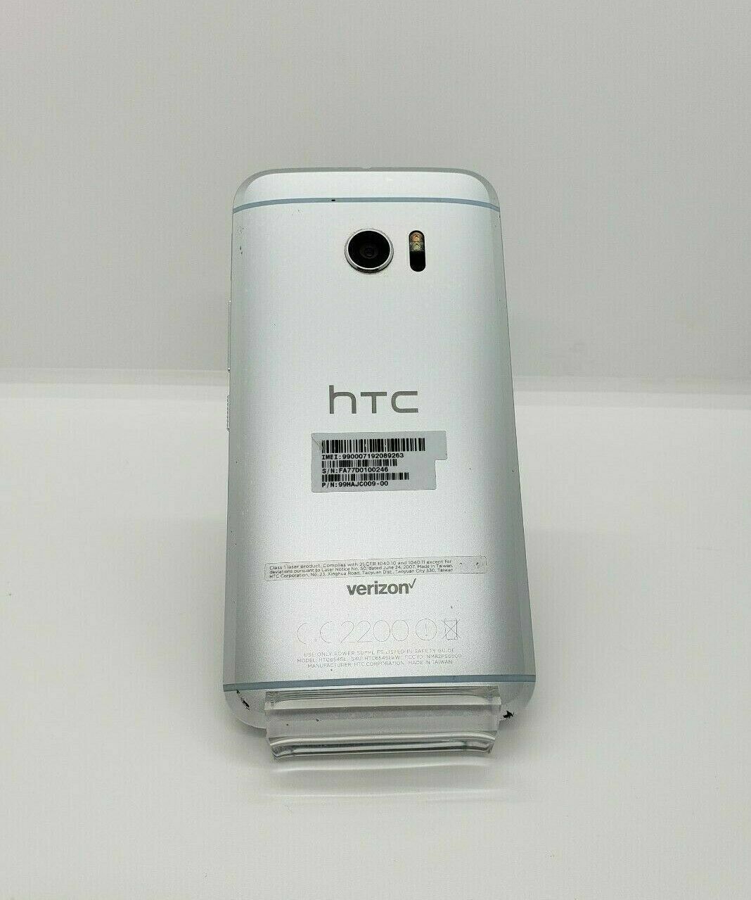 HTC 10 32GB Silver Verizon Android 4G LTE Smartphone HTC6545L