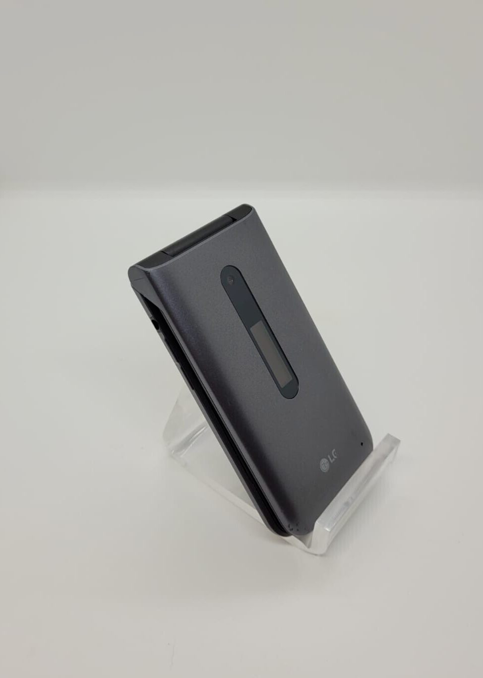 LG Classic Flip Wine 2 8GB Verizon T-Mobile LTE Flip Phone LM-Y120QM Gray