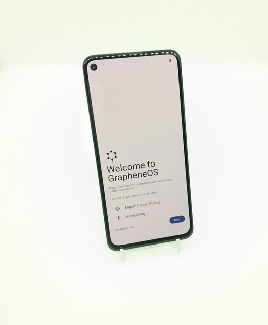 Google Pixel 4a 5G 128GB Clearly White Degoogled Graphene OS Smartphone G025H