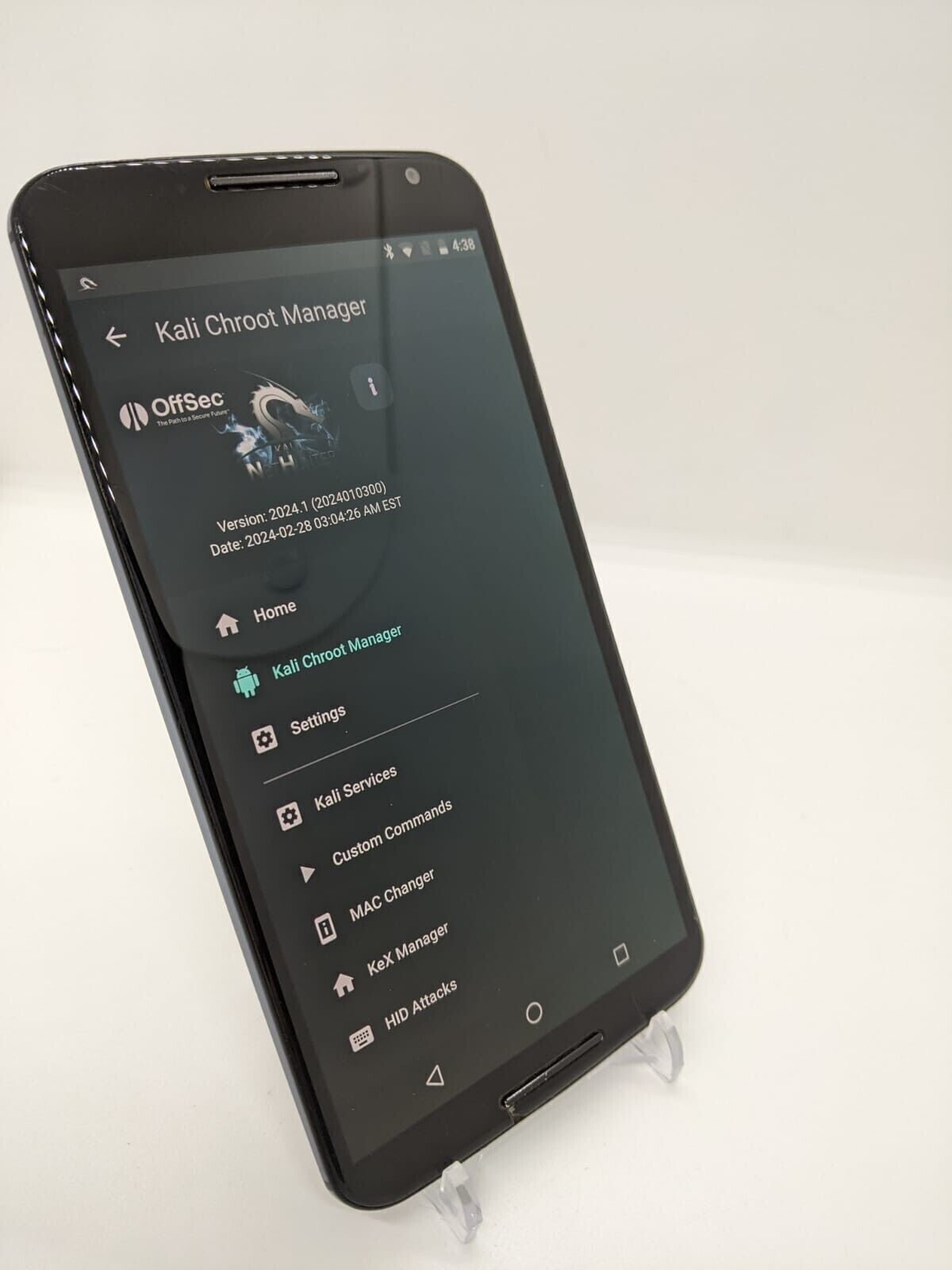 Motorola Nexus 6 32GB Unlocked Smartphone Rooted Kali Nethunter Pentest XT1103
