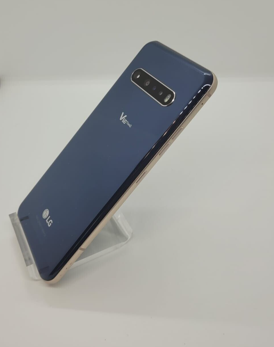 LG V60 ThinQ 5G AT&T 128GB Classy Blue Android Smartphone LM-V600AM