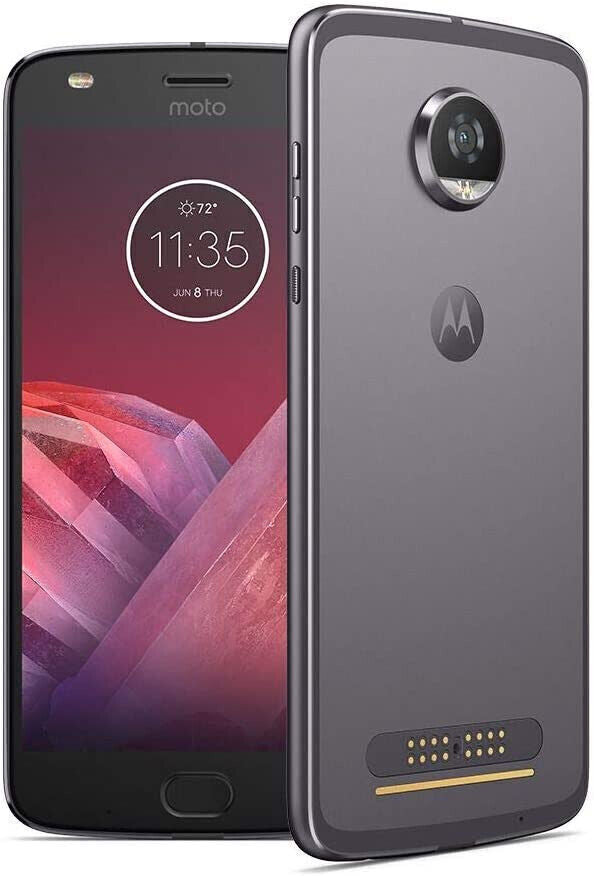 Motorola Moto Z2 Play 32GB Unlocked Android 4G LTE Gray Smartphone XT1710-01