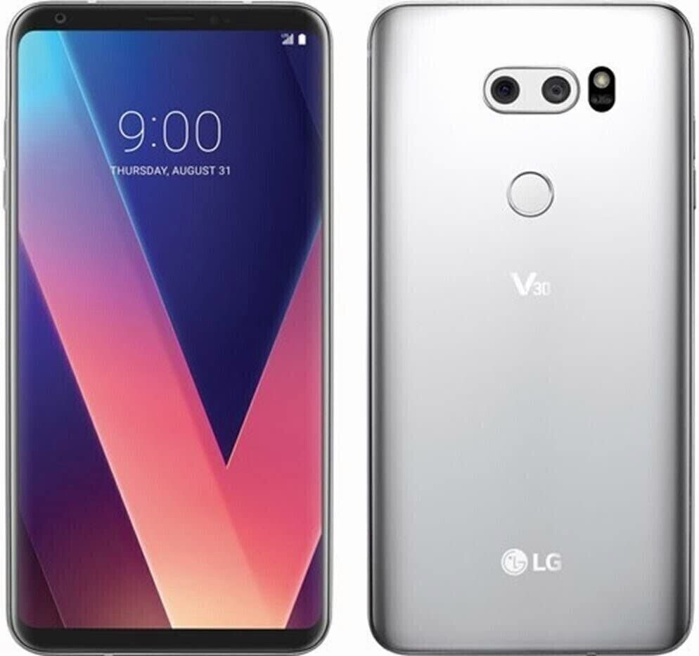 LG V30 ThinQ 64GB T-Mobile Android 4G LTE Silver Smartphone H932