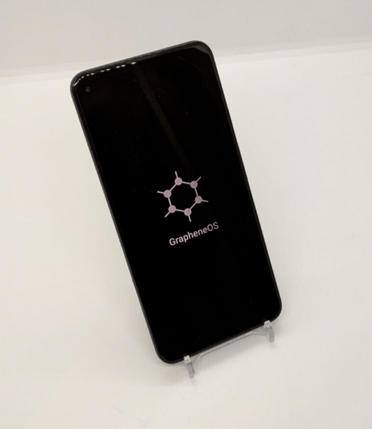 Google Pixel 5a 5G 128GB Graphene OS Smartphone Mostly Black G4S1M Degoogled