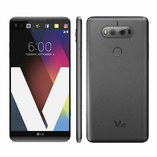 LG V20 64GB GSM Unlocked Titan Android 4G LTE Smartphone H915