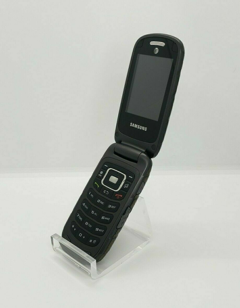 Samsung Rugby III 3 Black 3G Cellular Flip Phone SGH-A997