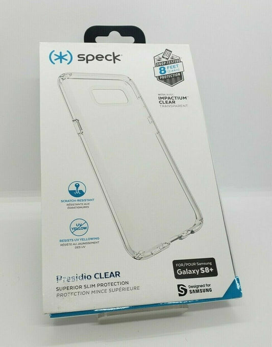 Speck Presidio Clear for Samsung Galaxy S8+ Slim Protection Case