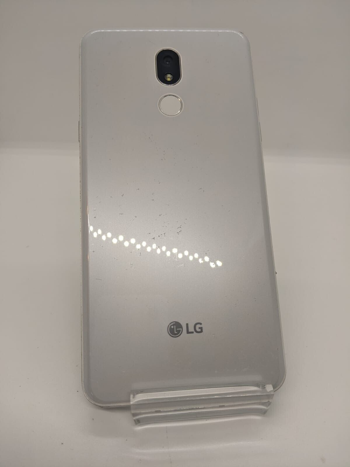 LG Stylo 5 32GB Virgin Mobile White Smartphone LM-Q720PS FOR PARTS WORKING