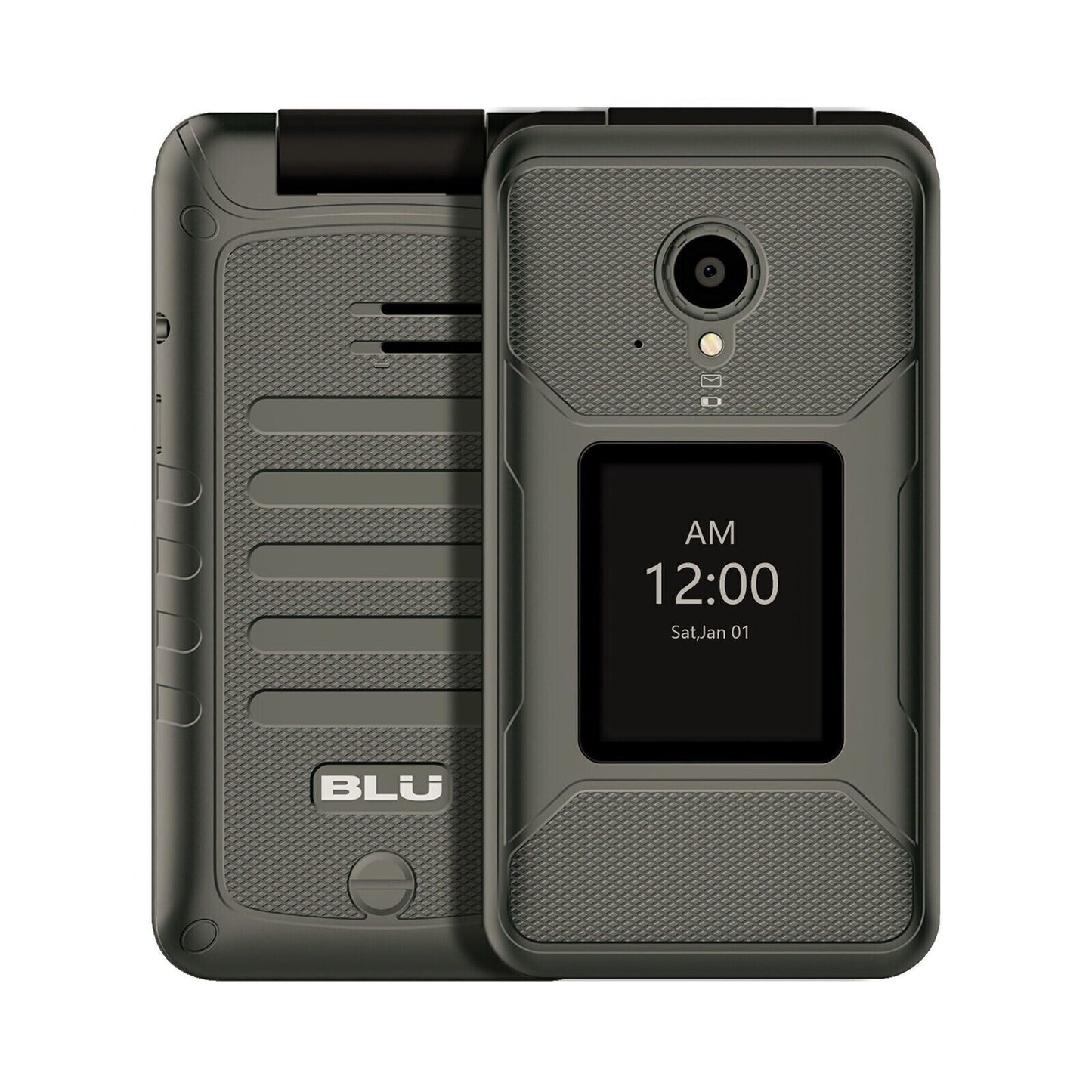 New in Box! BLU Tank Flip 4GB 4G LTE GSM Unlocked Flip Phone T0100UU