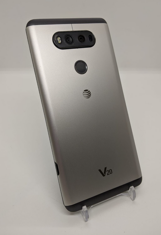 LG V20 64GB AT&T GSM Unlocked Titan Android 4G LTE Smartphone H910 Grey/Silver