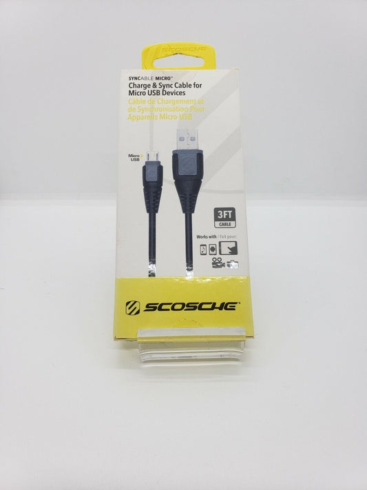 Scosche Charge and Sync Cable for Micro USB Devices