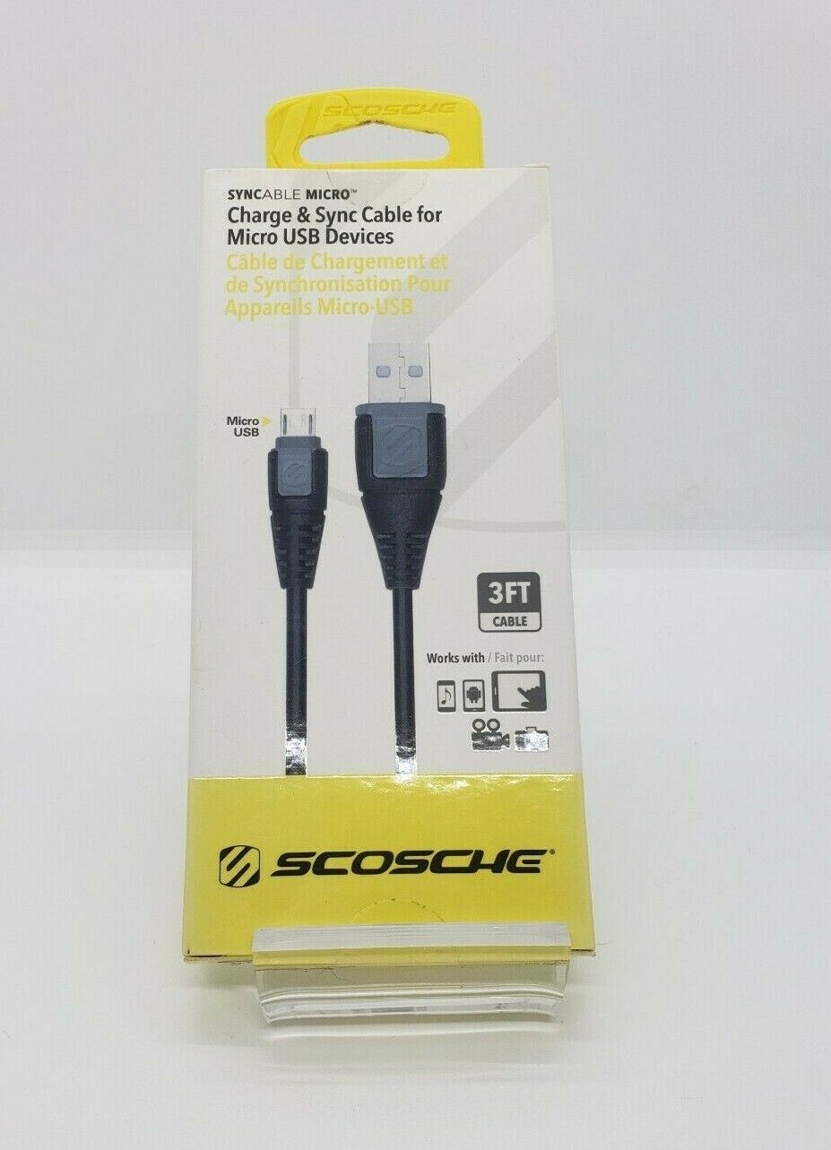 Scosche Charge and Sync Cable for Micro USB Devices