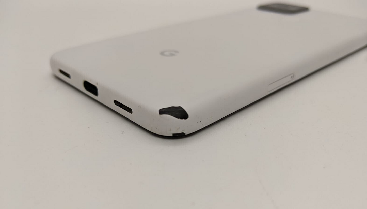 Google Pixel 4a 5G 128GB Magisk ROOTED Android 14 Smartphone G025H Clearly White