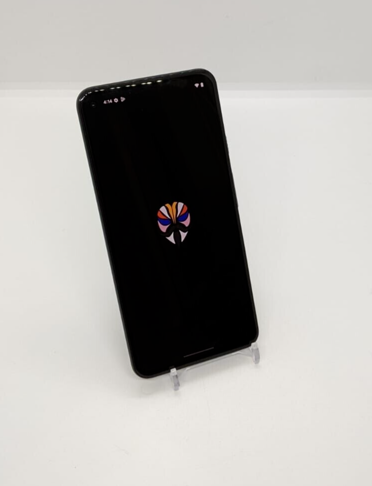 Google Pixel 5a 5G 128GB Magisk Rooted Android Smartphone Mostly Black G4S1M