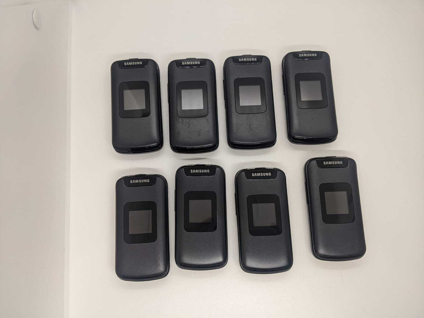 Lot of 8 Samsung Entro SPH-M270 Black (Sprint/Virgin/Paylo) Flip Phone FOR PARTS