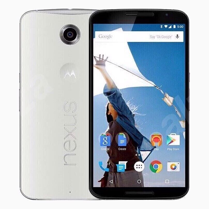 Motorola Nexus 6 64GB Unlocked Smartphone Rooted SuperSU Unlocked Bootloader