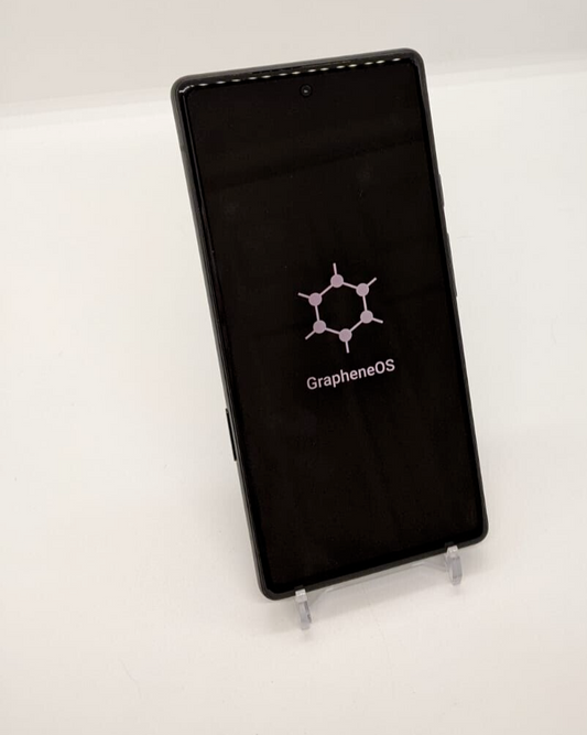 Pixel 6A 5G 128GB Degoogled Graphene OS Smartphone Charcoal GX7AS