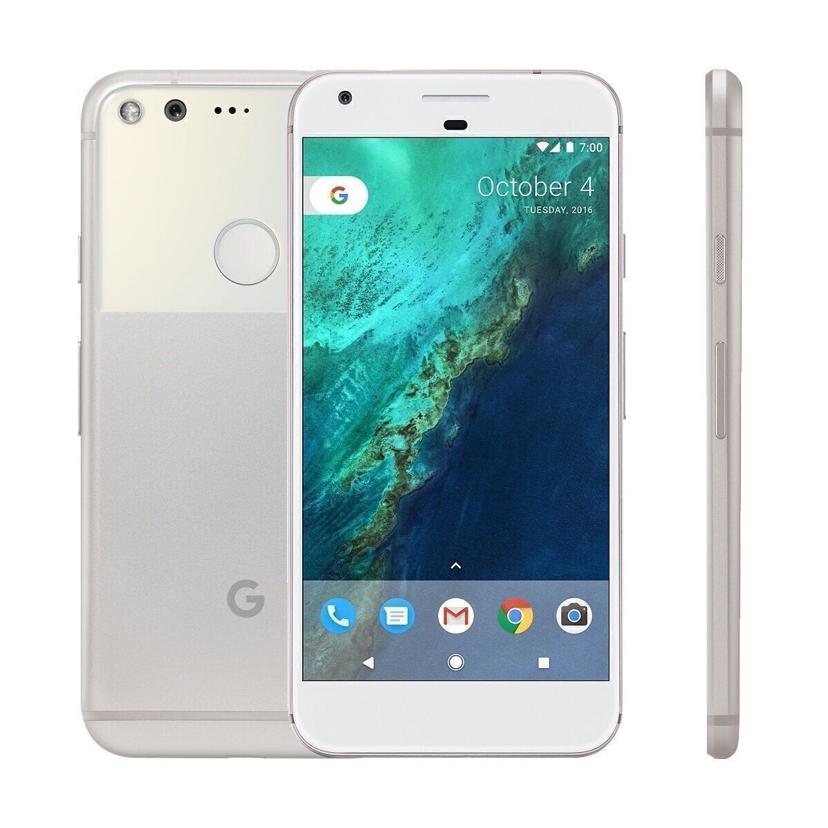 Google Pixel XL 32GB Unlocked Smartphone 2PW2100 Silver New Battery Installed!