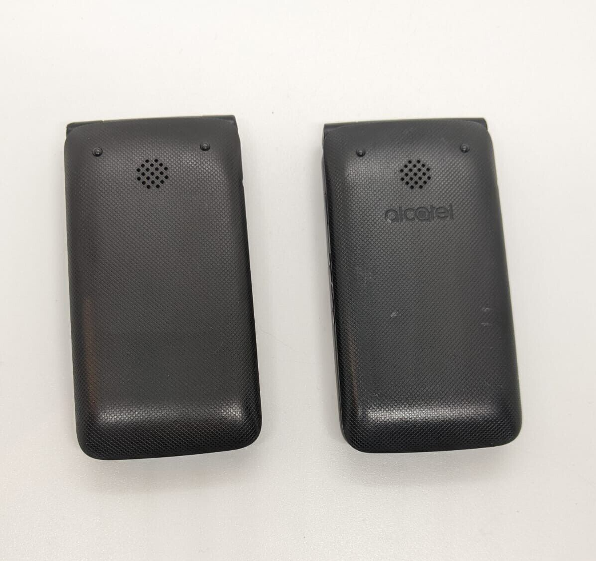 Lot of 2 Alcatel GoFlip 4G VoLTE Flip Phone AT&T GSM Unlocked 4044O WORKING