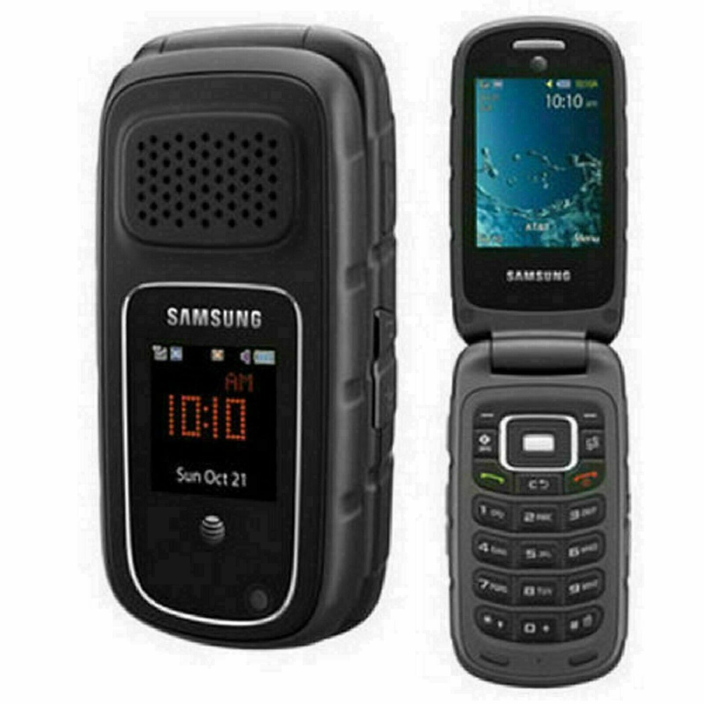 Samsung Rugby III 3 Black 3G Cellular Flip Phone SGH-A997