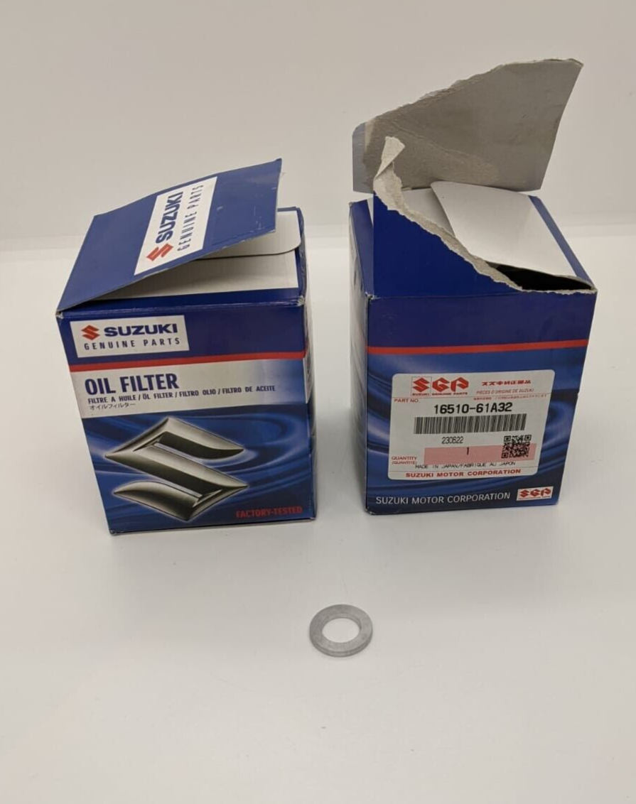 (2) Suzuki Outboard Oil Filters 16510-61A32