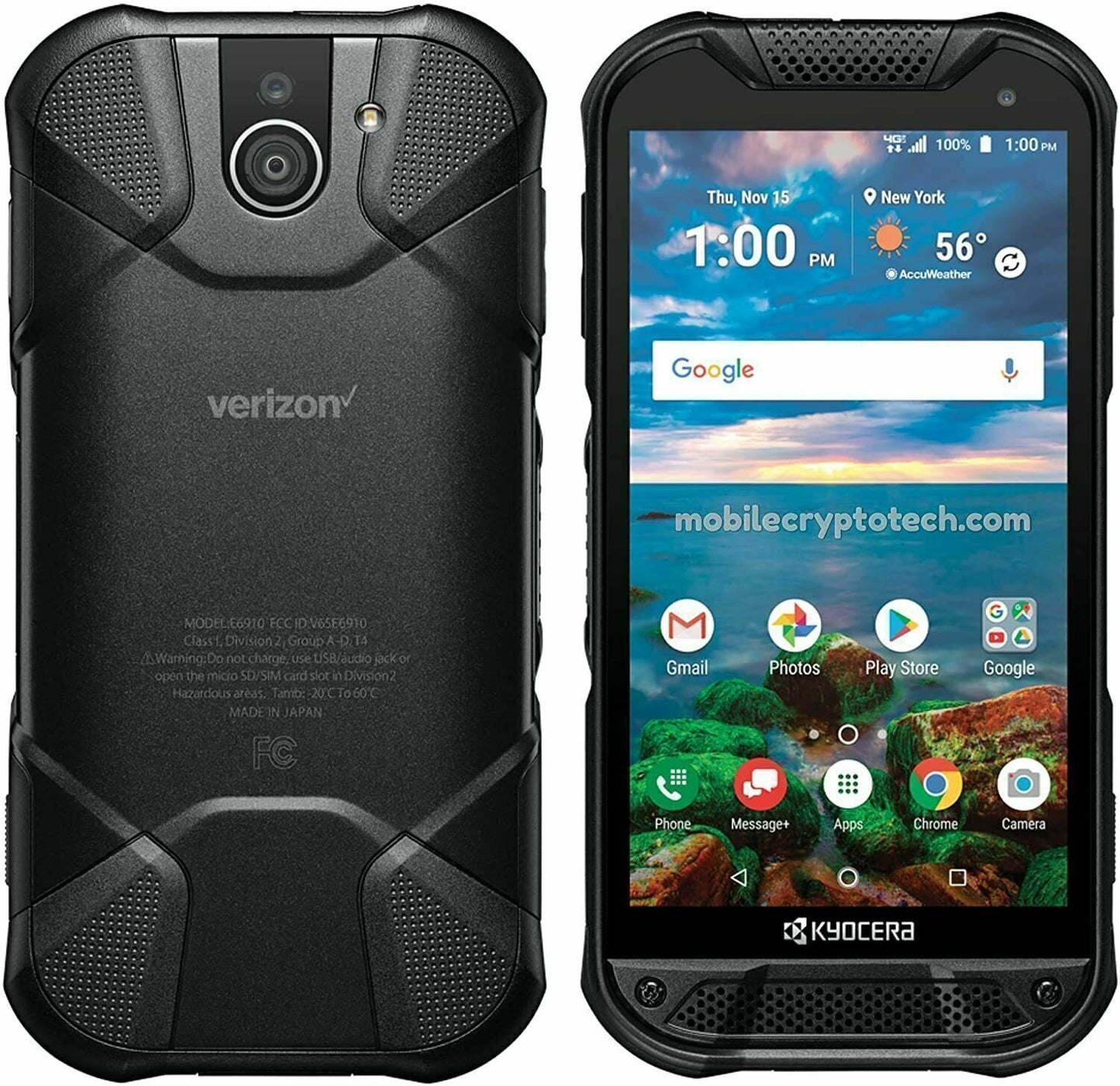 Kyocera DuraForce Pro 2 Rugged Phone Verizon 64GB Black E6910