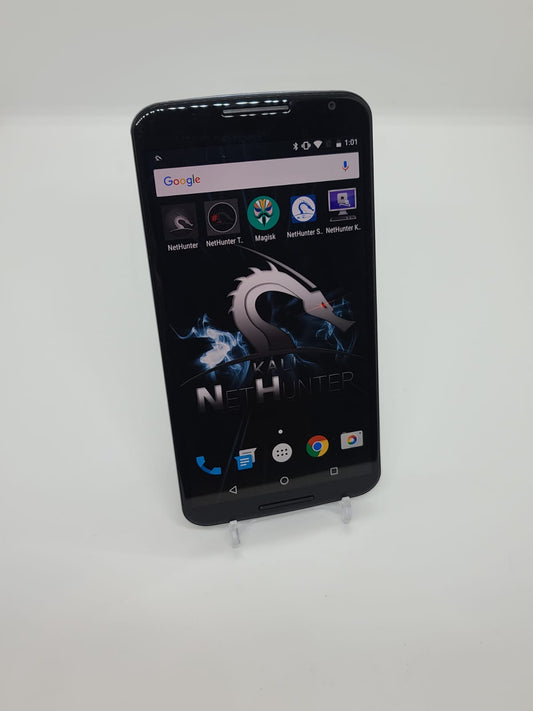 Motorola Nexus 6 32GB AT&T Smartphone Rooted Kali Nethunter Pentest XT1103