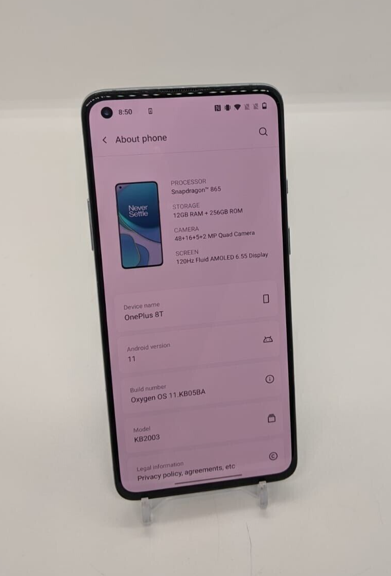 Location Spoofing OnePlus 8T 256GB 12GB RAM 5G Pokémon Go Gaming Phone KB2007