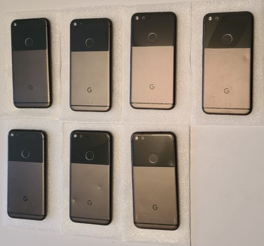 Lot of 7 Google Pixel 32GB Network Unlocked Android Smartphone WORKING