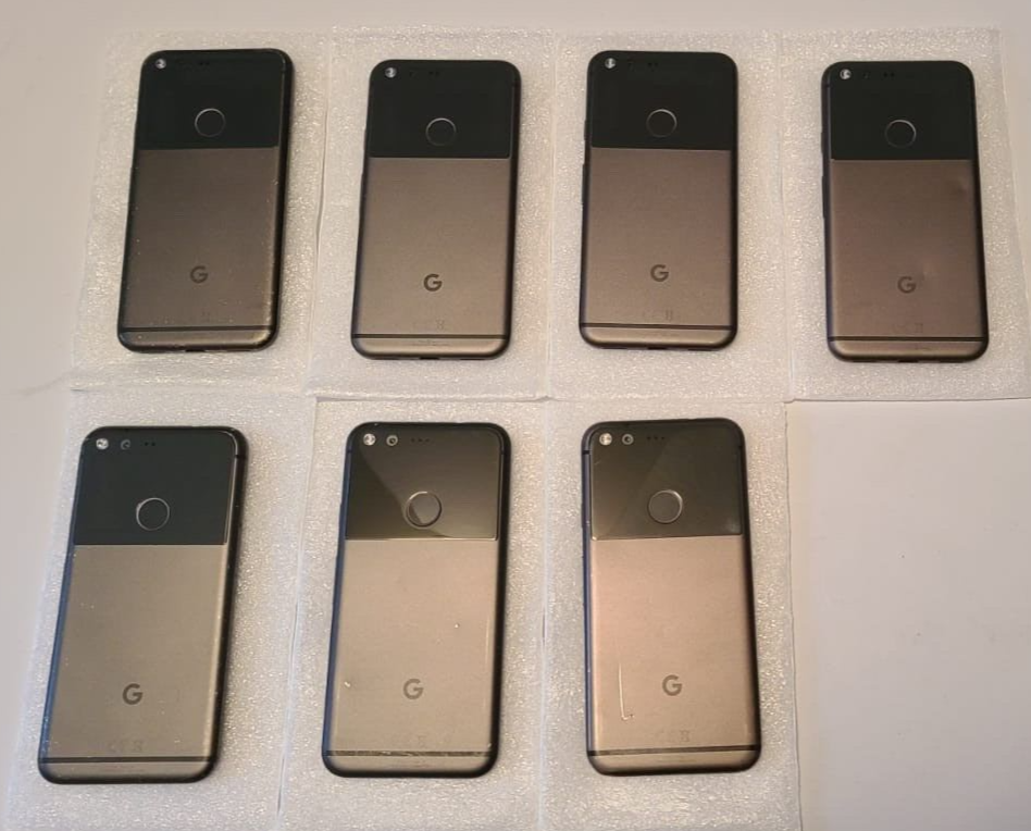 Lot of 7 Google Pixel 32GB Network Unlocked Android Smartphone WORKING