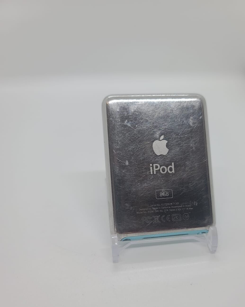 iPod Nano 3rd Gen 8GB A1236 MB249LL Blue USED WORKING GOOD