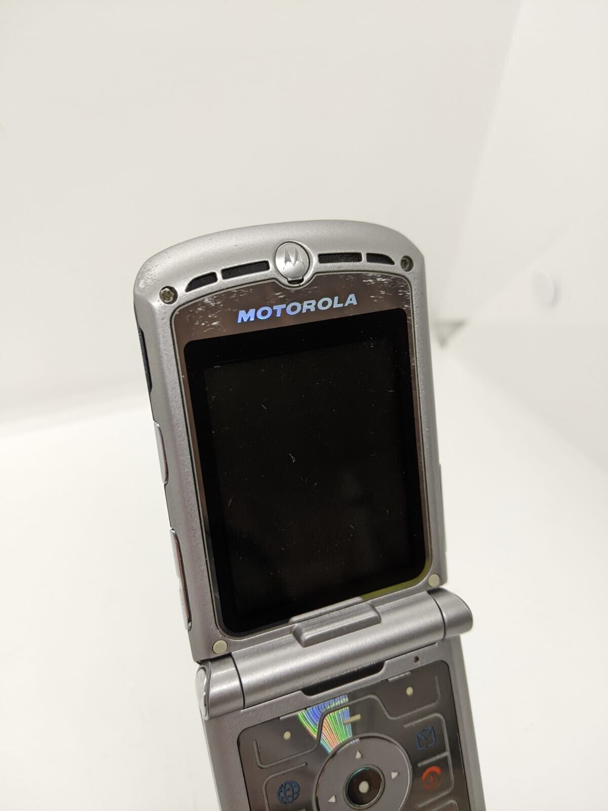 Motorola RAZR V3 - Blue (T-Mobile) 2G Cellular Flip Phone Vintage Flip Phone