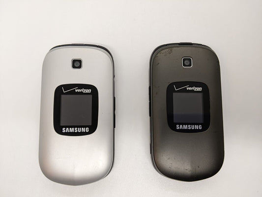 Lot of 2 Samsung Gusto 2 II SCH-U365 (Verizon) Cellular Flip Phone