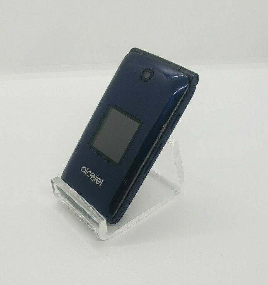 Alcatel GoFlip 4G VoLTE Blue Cellular Flip Phone 4044W T-Mobile