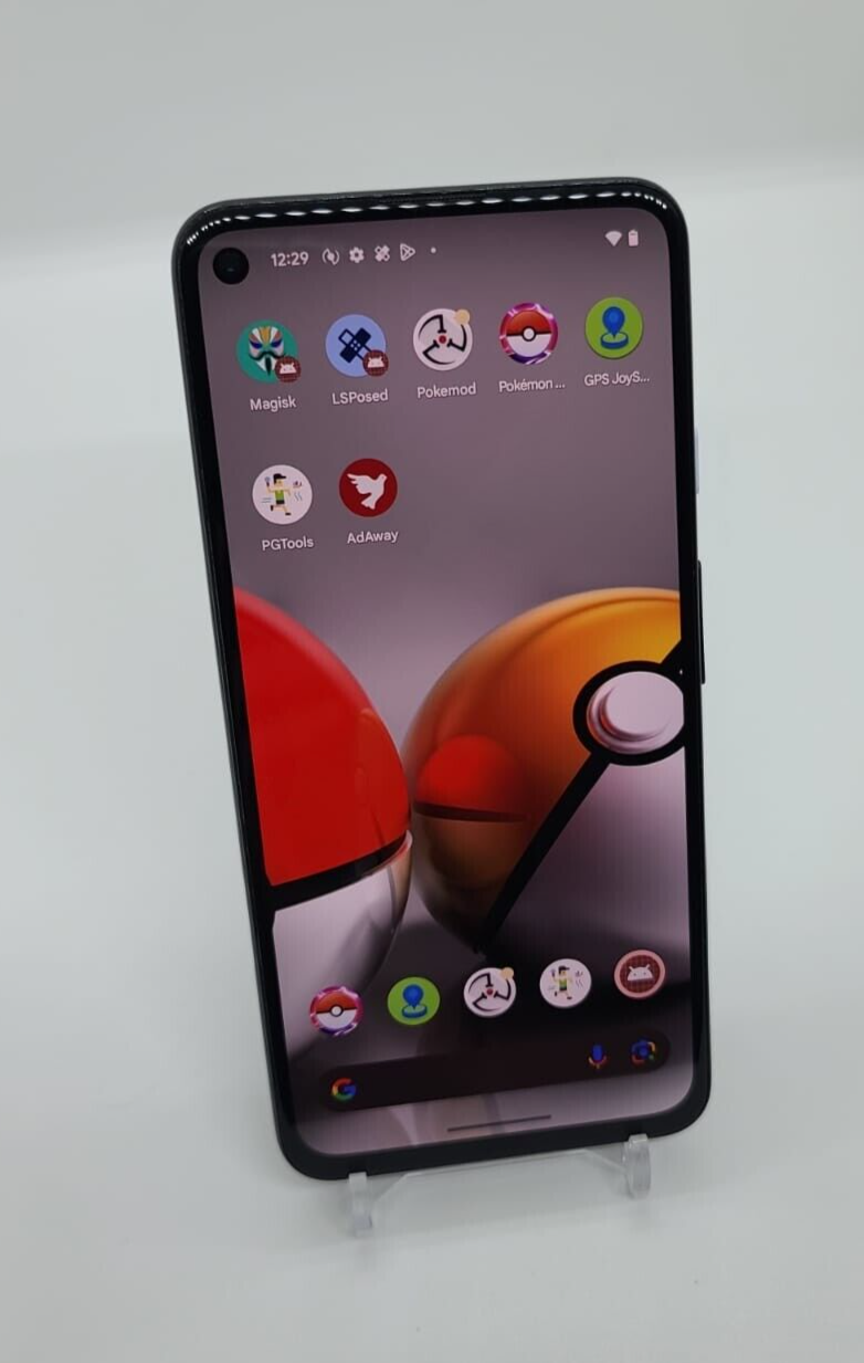 Location Spoofing Google Pixel 4a 5G 128GB Magisk ROOTED Pokémon Go Smartphone