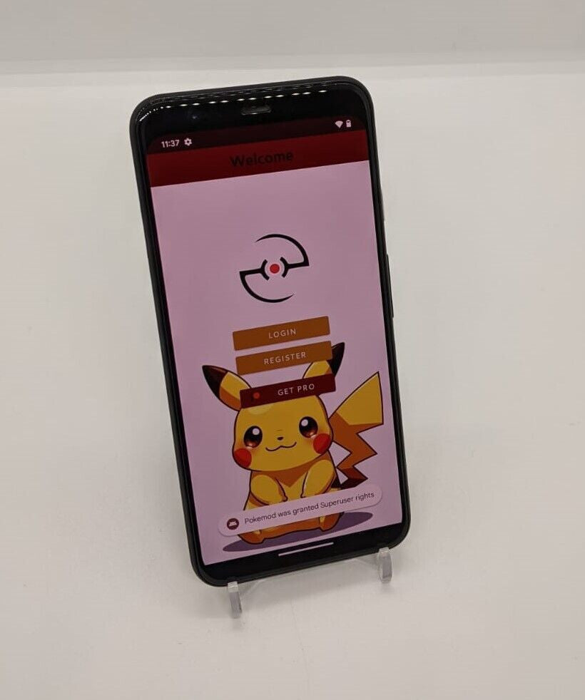 Location Spoofing Pixel 4 64GB Magisk Rooted Pokémon Go Gaming Device G020I O