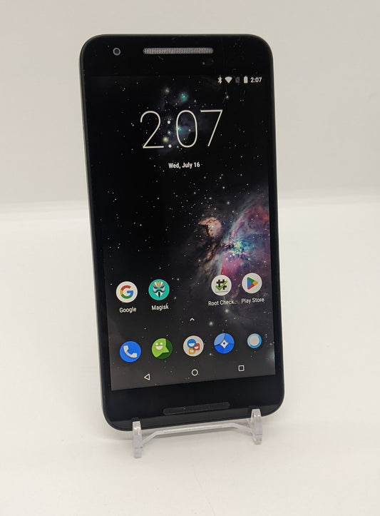 Rooted Nexus 5X 32GB GSM 4G Lineage OS 15.1 White Smartphone H790