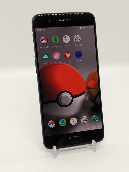 Location Spoofing OnePlus 5 128GB 8GB RAM Pokémon Go Rooted Gaming Device A5000