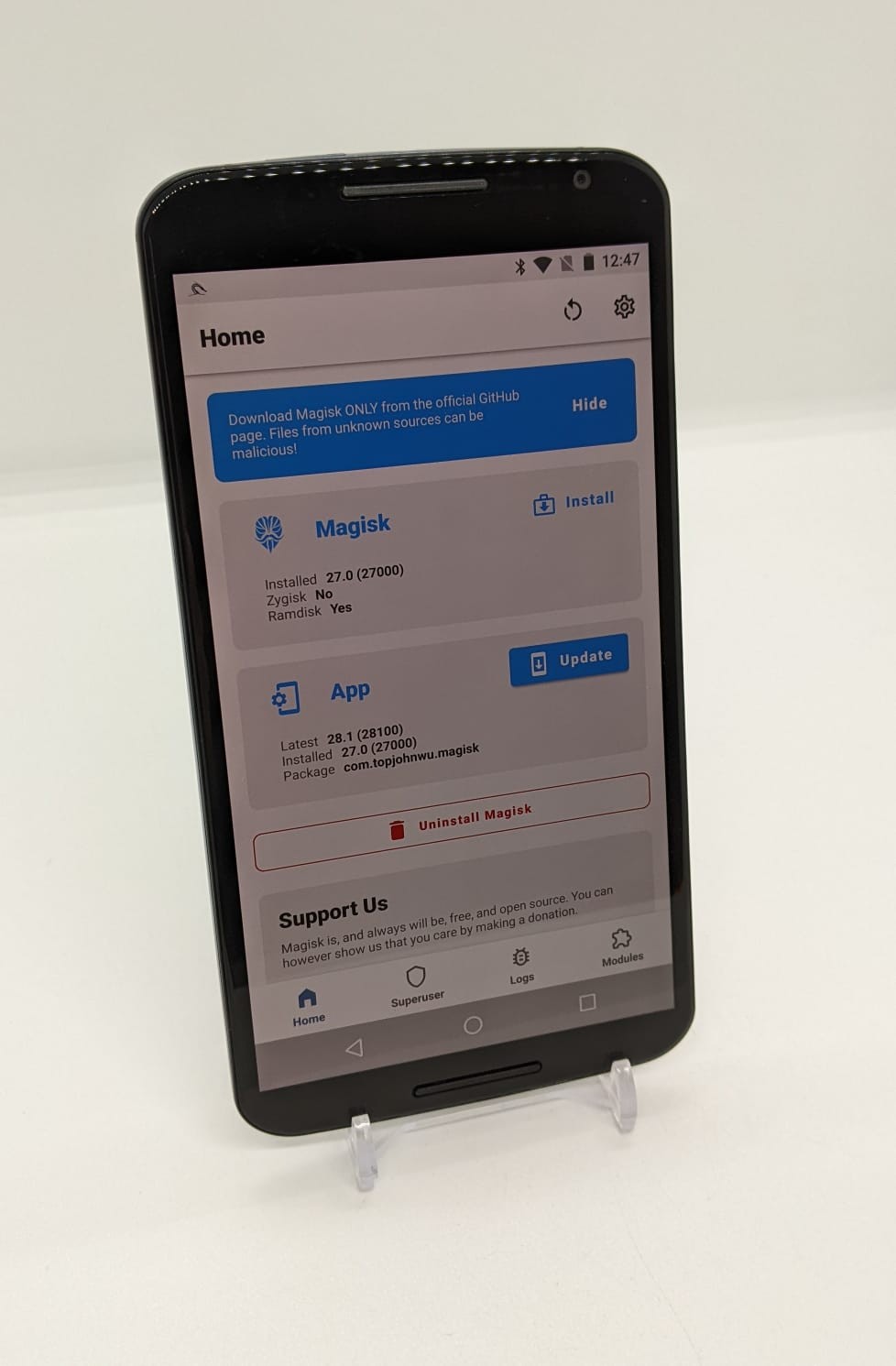Motorola Nexus 6 64GB Unlocked Smartphone Rooted Kali Nethunter Pentest XT1103