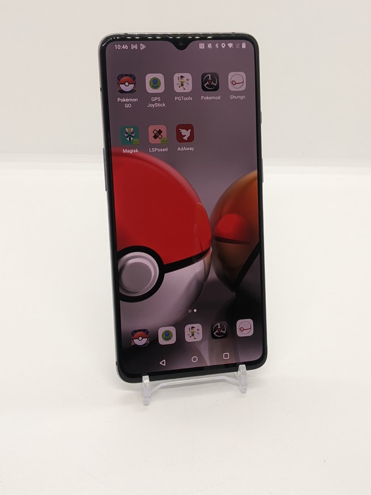 Location Spoofing OnePlus 7T 128GB Rooted Pokémon Go Gaming Device 8GB RAM Silv