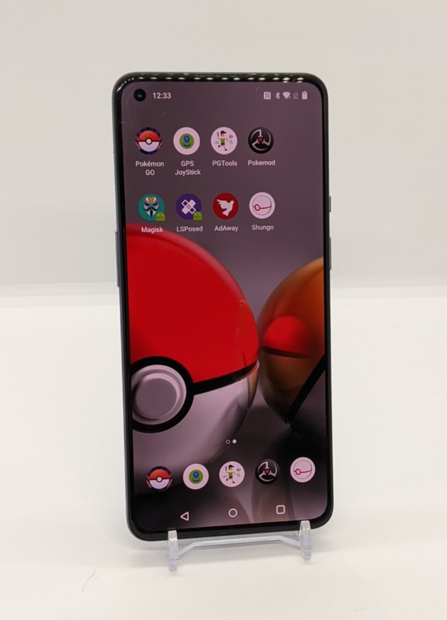 Location Spoofing OnePlus 9 5G 128GB 8GB RAM Rooted Pokémon Go Gaming Device BL