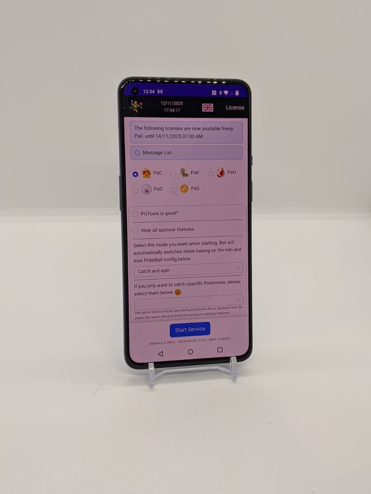 Location Spoofing OnePlus 9 5G 128GB 8GB RAM Rooted Pokémon Go Gaming Device BL