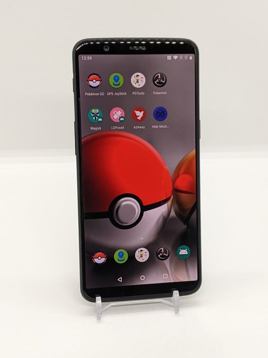 Location Spoofing OnePlus 5T A5010 64GB Pokémon Go Rooted Gaming Device 6GB RAM