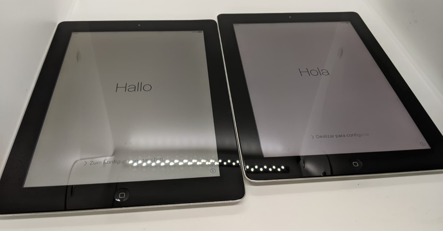 Lot of 2 - Apple iPad 3 32GB Wi-Fi Only Tablet A1416  MC706LL/A 9.7" iOS 9.3.5