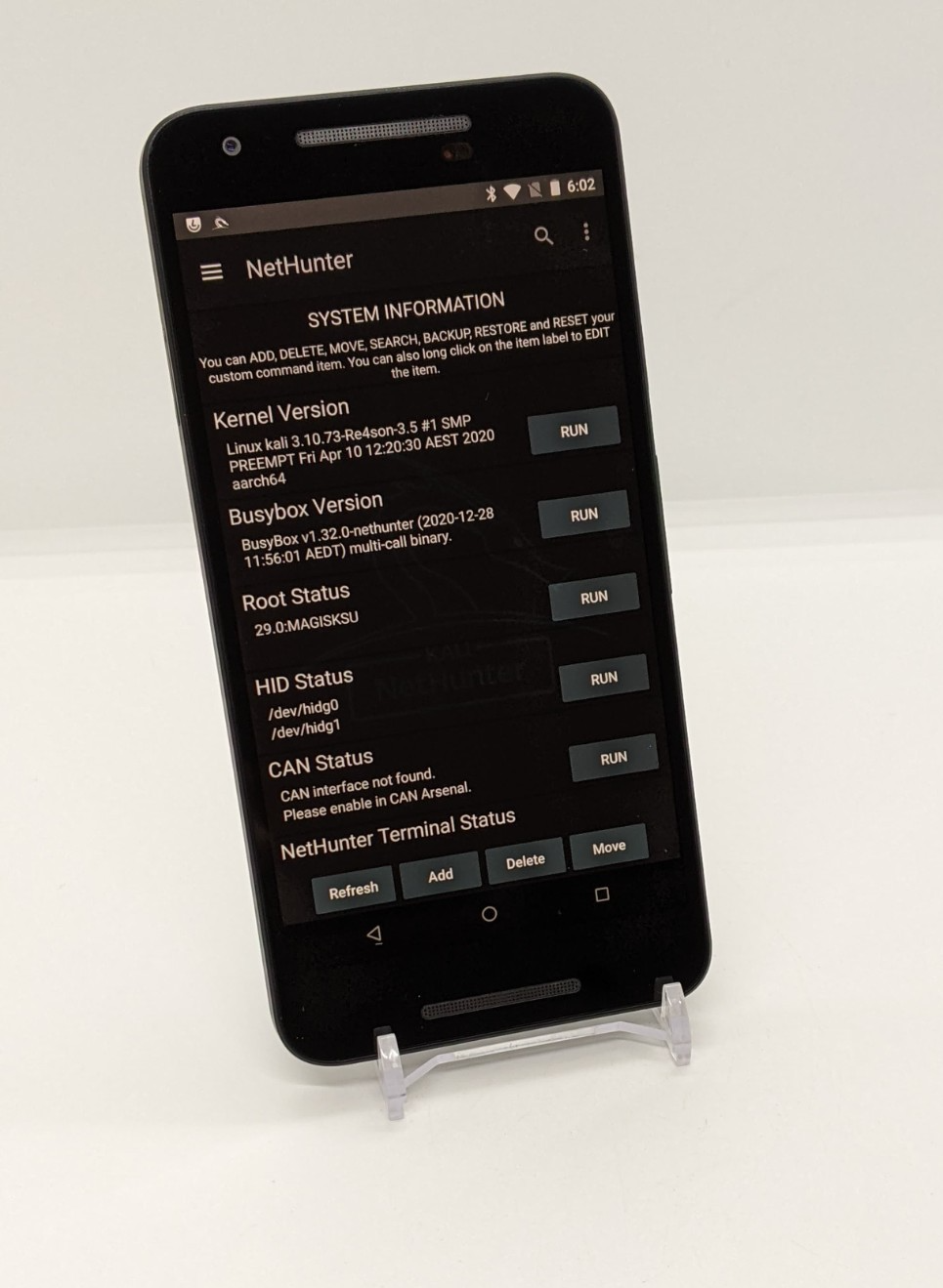 Degoogled Nexus 5X 32GB Magisk Rooted Lineage OS Kali Nethunter PenTest Device B