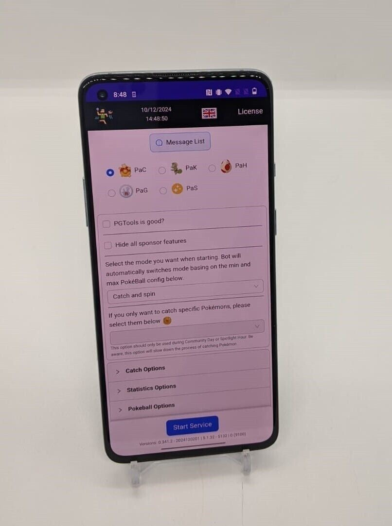 Location Spoofing OnePlus 8T 256GB 12GB RAM 5G Pokémon Go Gaming Phone KB2005